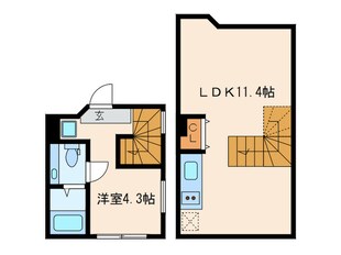 CONTEL　KAGURAZAKAの物件間取画像